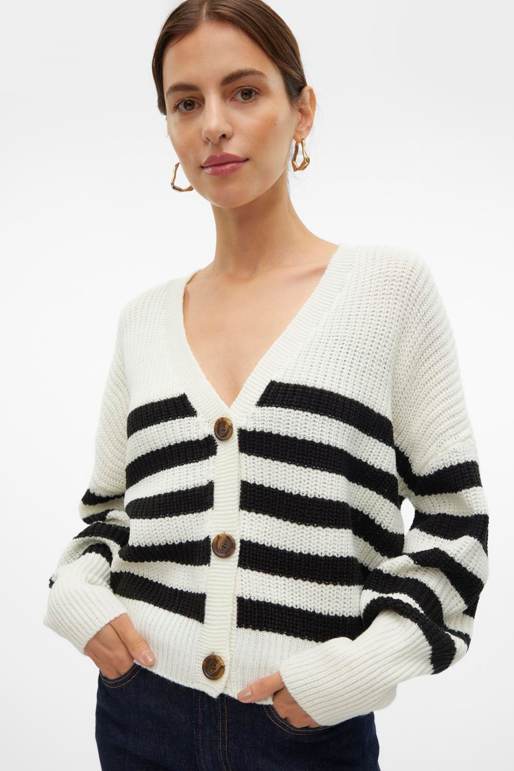 White button down cardigan discount