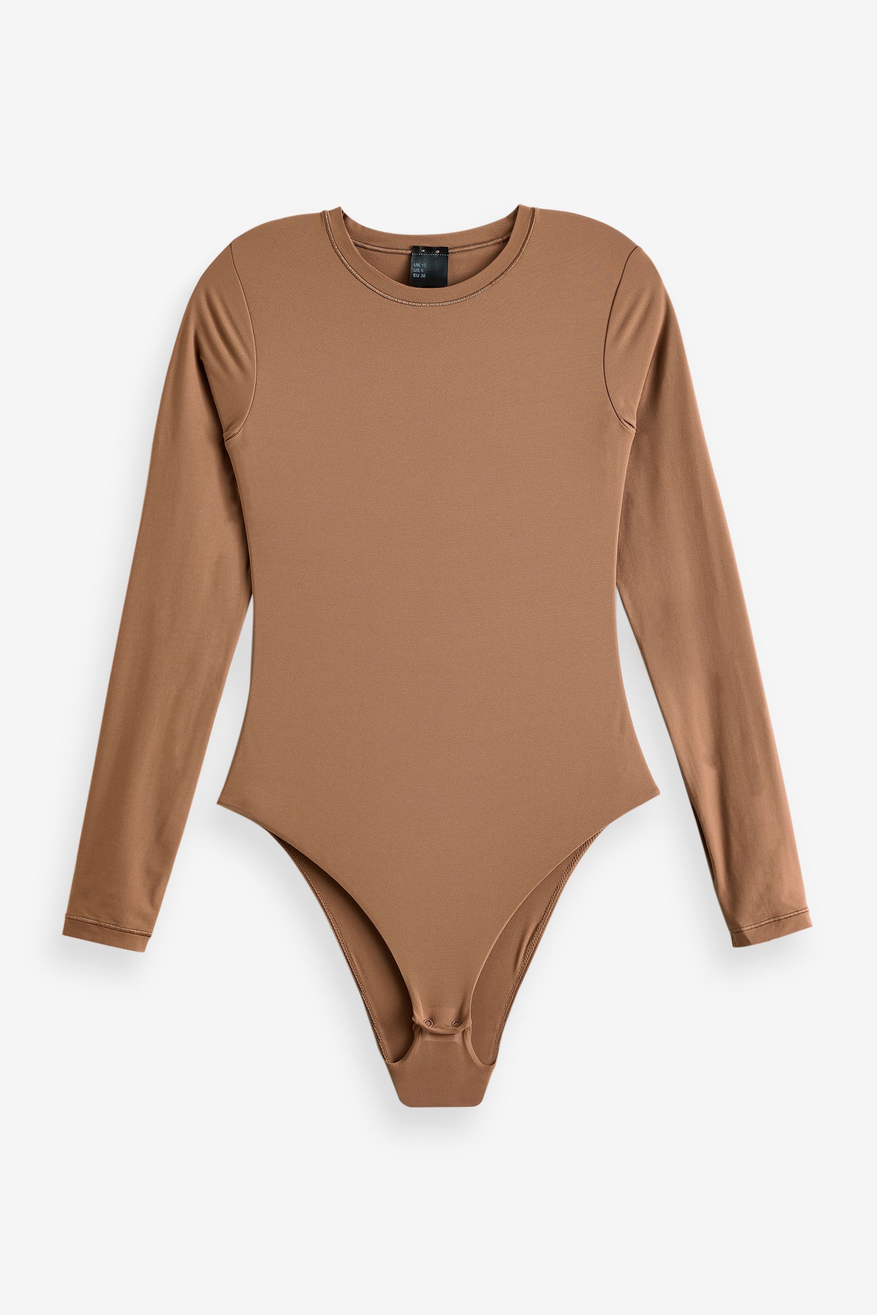 Buy Simply Be Brown Magisculpt Smoothing Long Sleeve Bodysuit 2 Pack from the Next UK online shop
