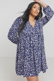 Simply Be Blue Supersoft Pocket Midi Dress - Image 1 of 4