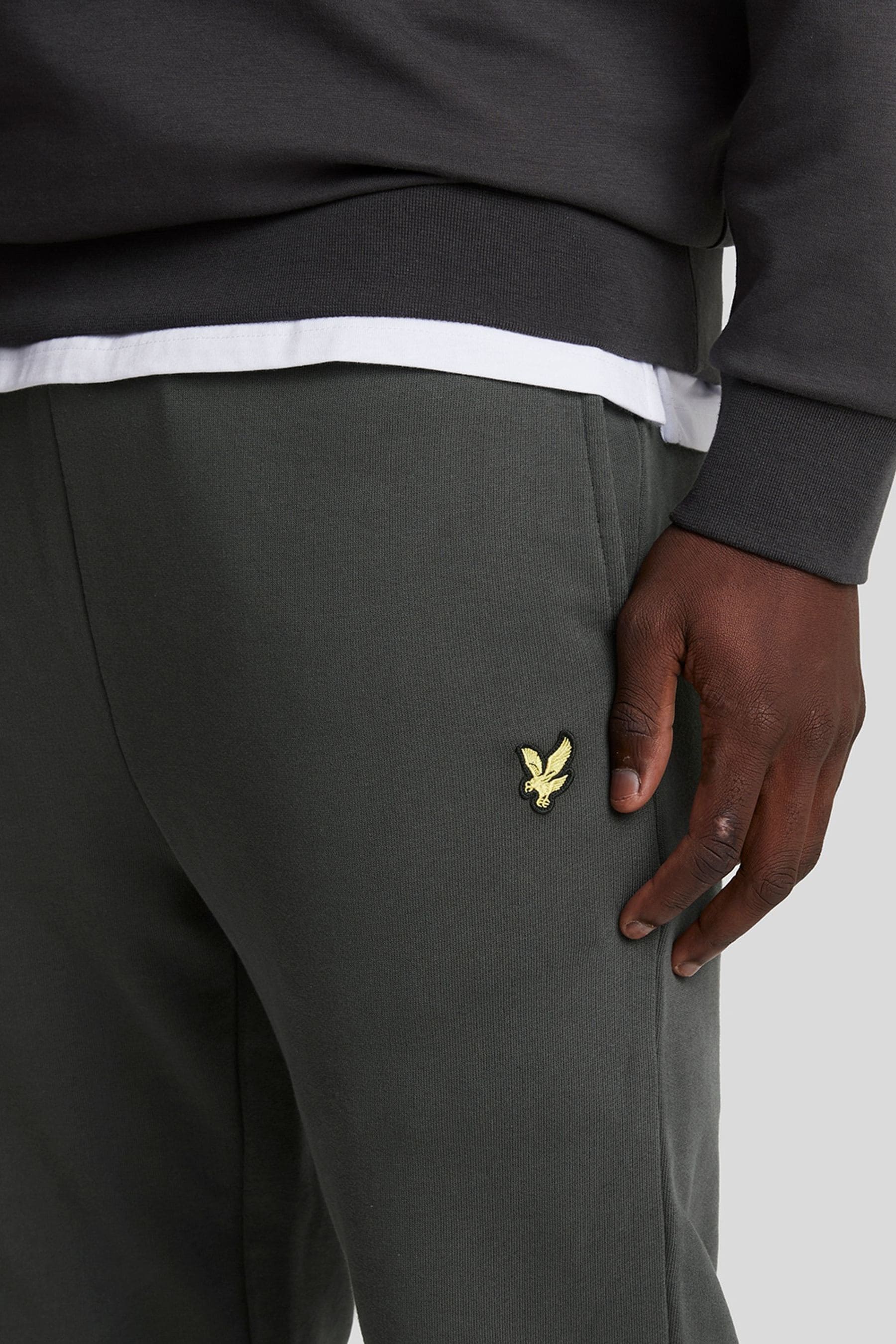 Lyle and scott grey joggers sales