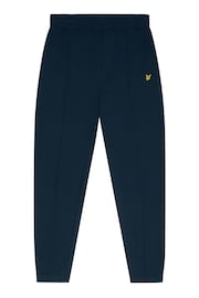 Lyle & Scott Blue Pintuck Interlock Joggers - Image 5 of 5