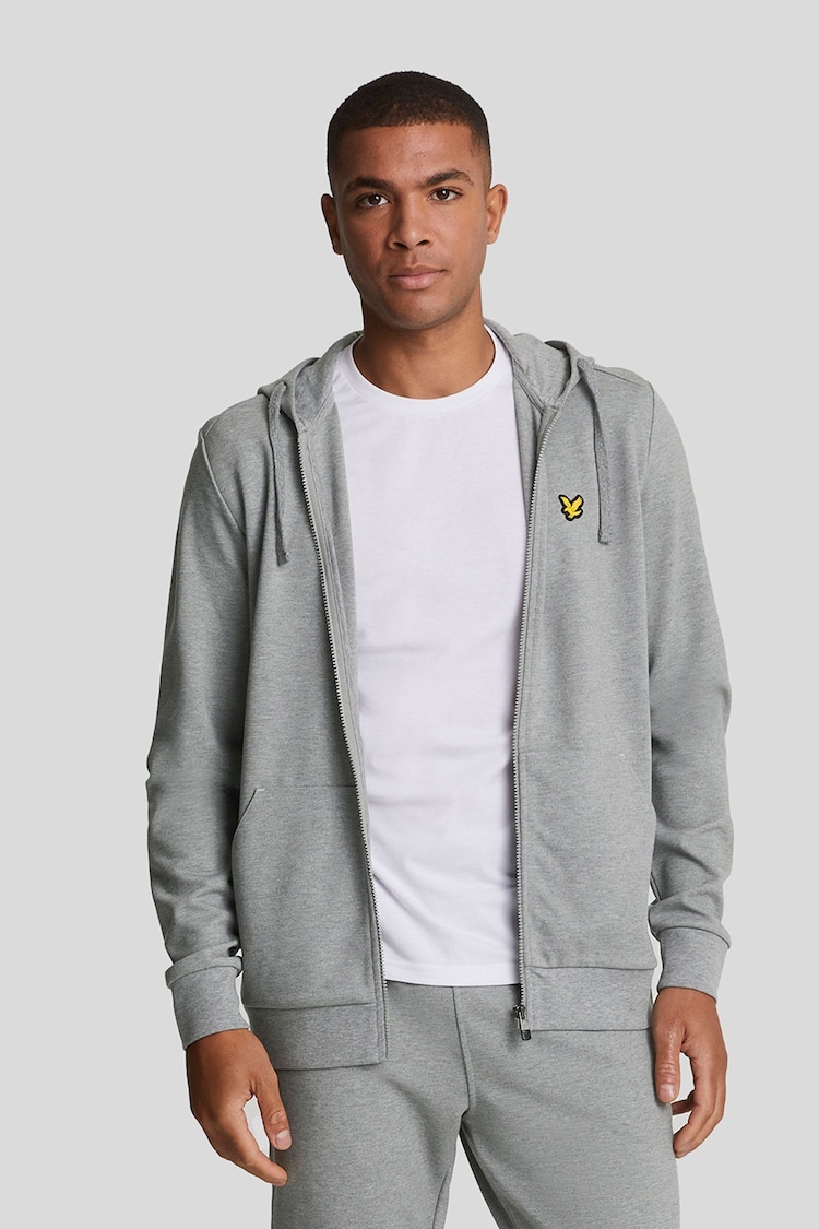 Lyle & Scott Grey Fly Fleece Trackies 100% Cotton Tracksuits - Image 1 of 5