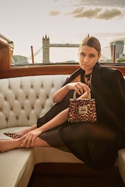 Dune London Animal Bolenna Brooch Trim Bag - Image 5 of 9