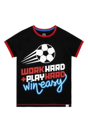 Harry Bear Work Hard Football Short Pyjamas - Image 2 of 5