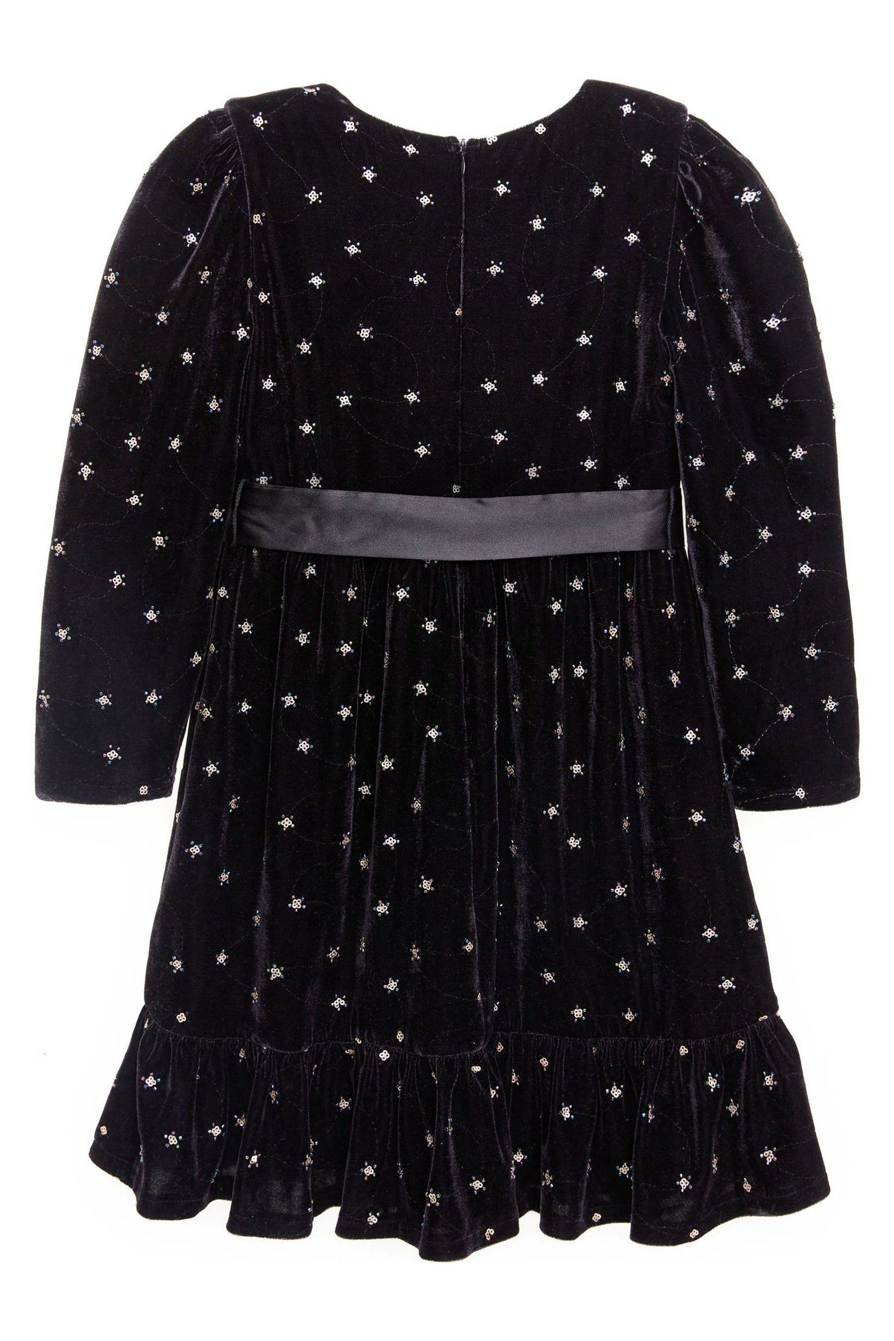 Buy Nicole Miller Sequins Black Velvet Dress from Next Luxembourg