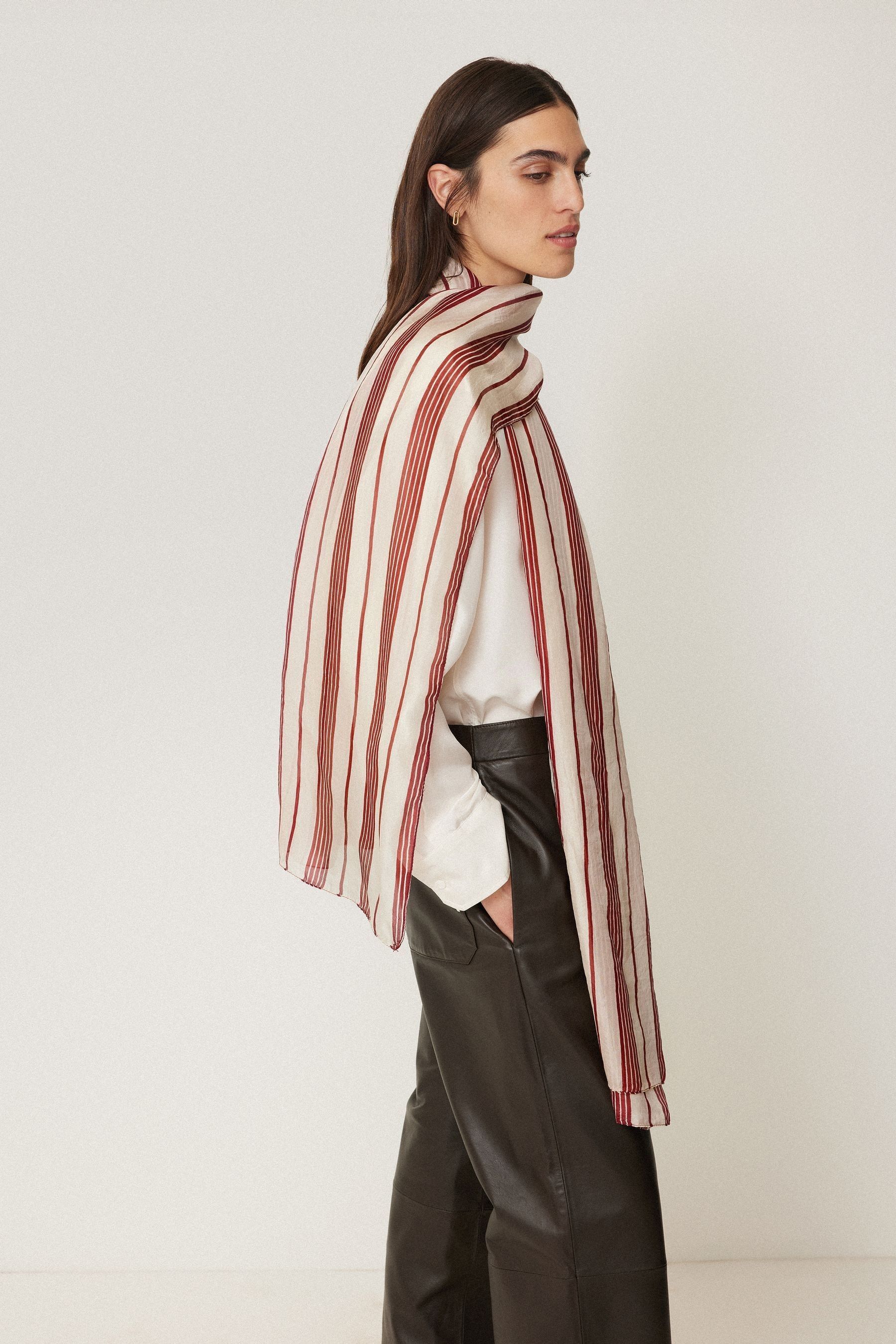 Jigsaw silk scarf on sale
