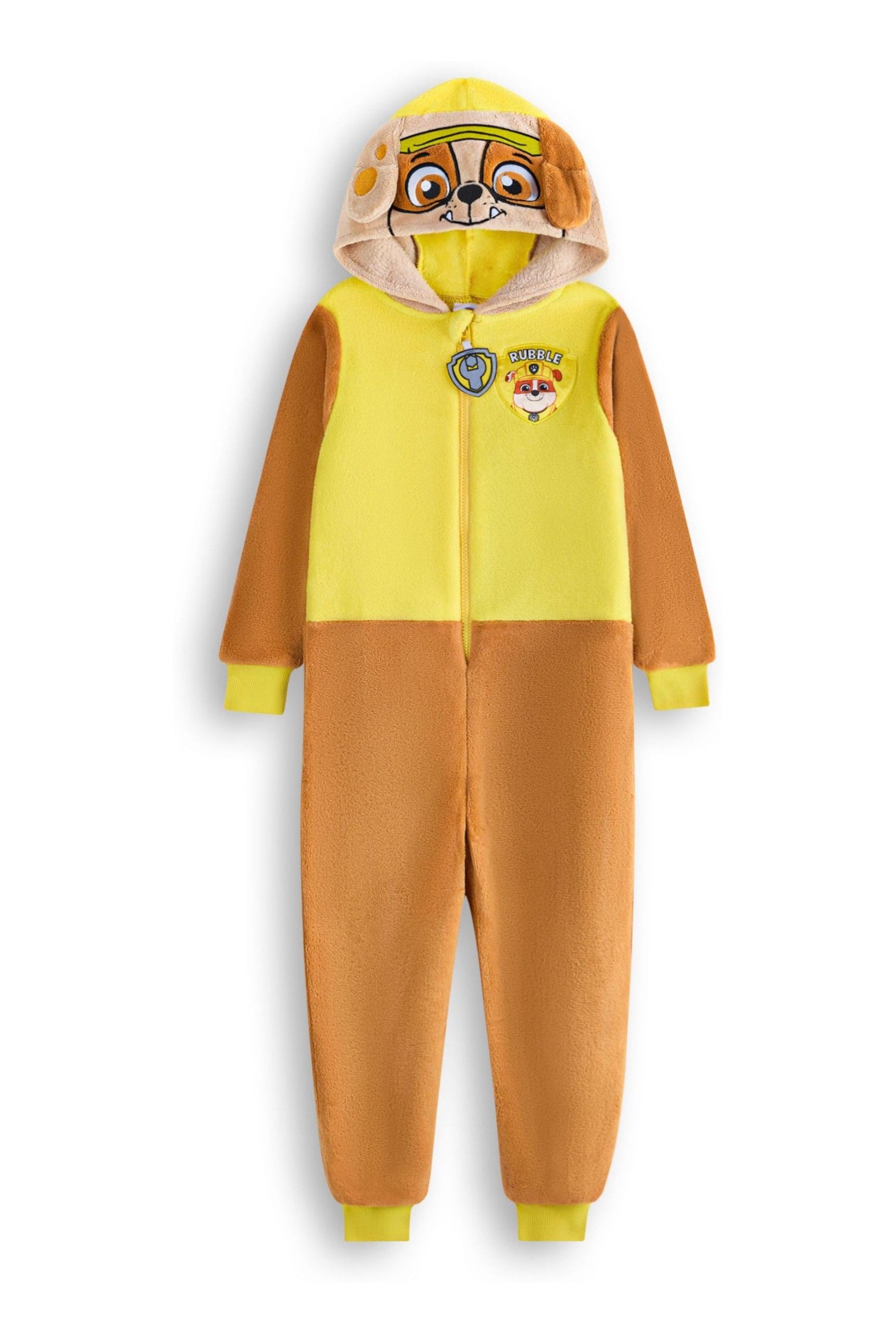 Vanilla Underground Yellow Kids Paw Patrol Charatcer Onesie
