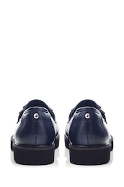 Moda In Pelle Fleeche Cleated Sole Tassle Trim Chunky Loafers - Image 3 of 4