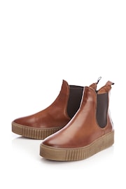 Moda In Pelle SH Illom Leather Chelsea Flexible Side Panel Boots - Image 3 of 3