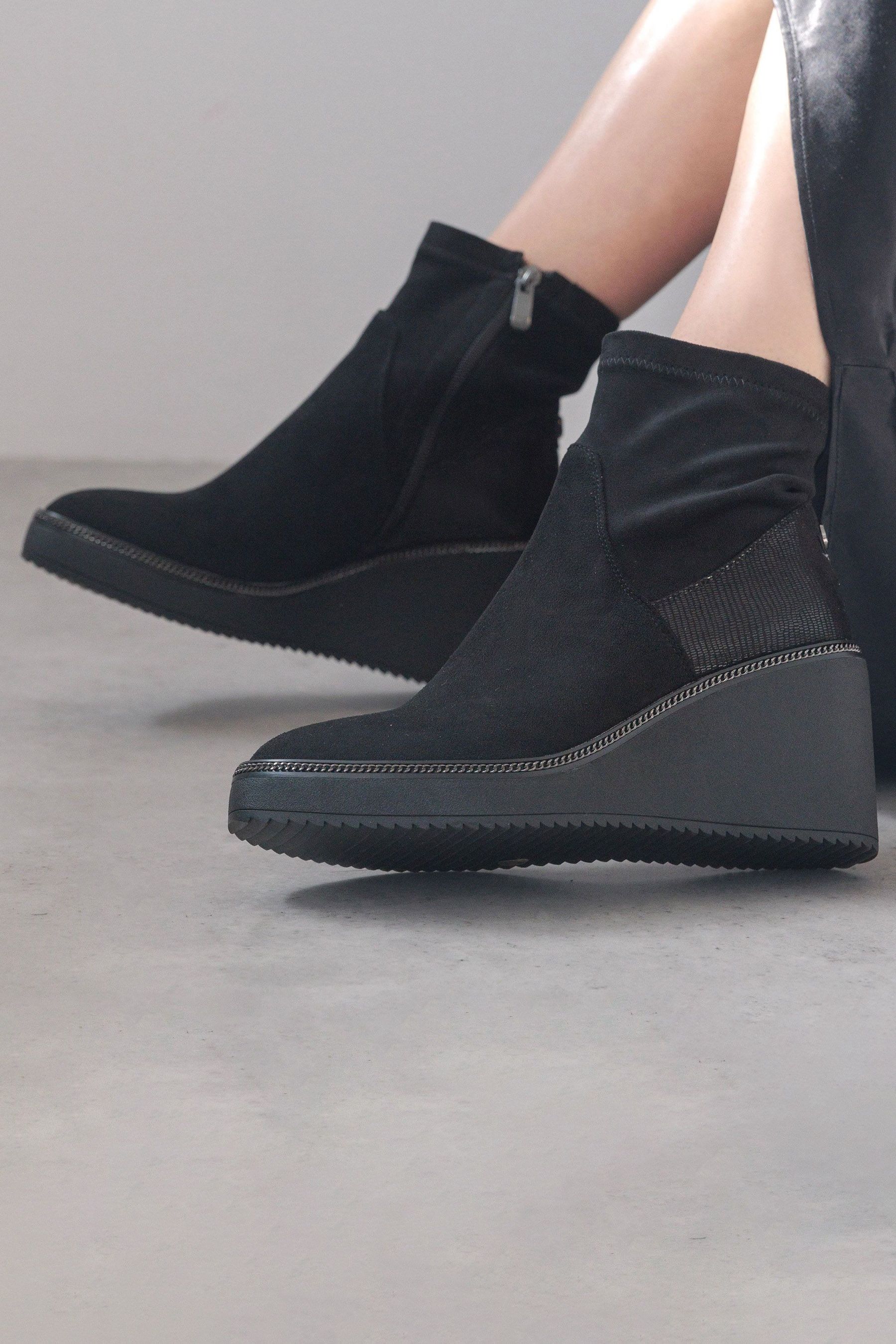 Platform wedge ankle boots online