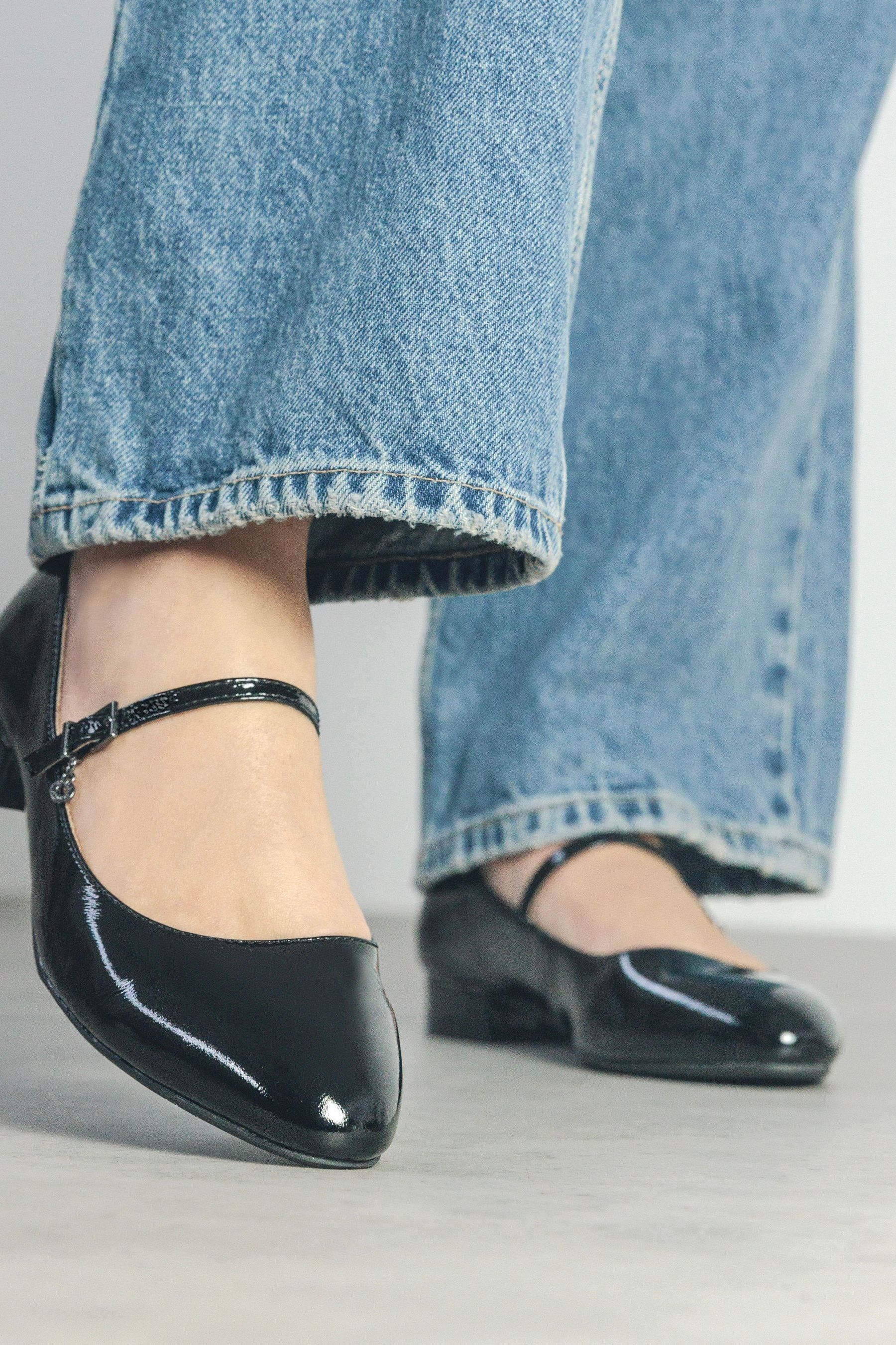 Moda In Pelle Florentin Heel Maryjane Leather Shoes