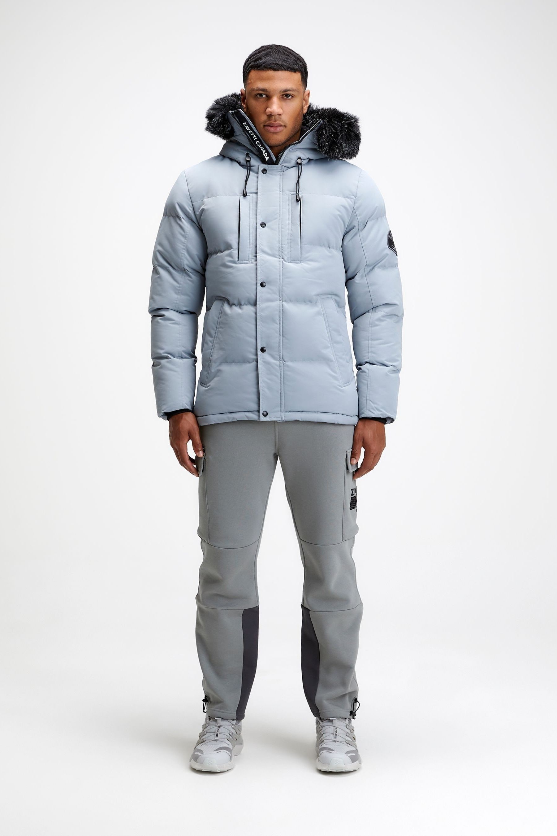 Zavetti Canada Mens Oshawa 2.0 Puffer Parka Jacket