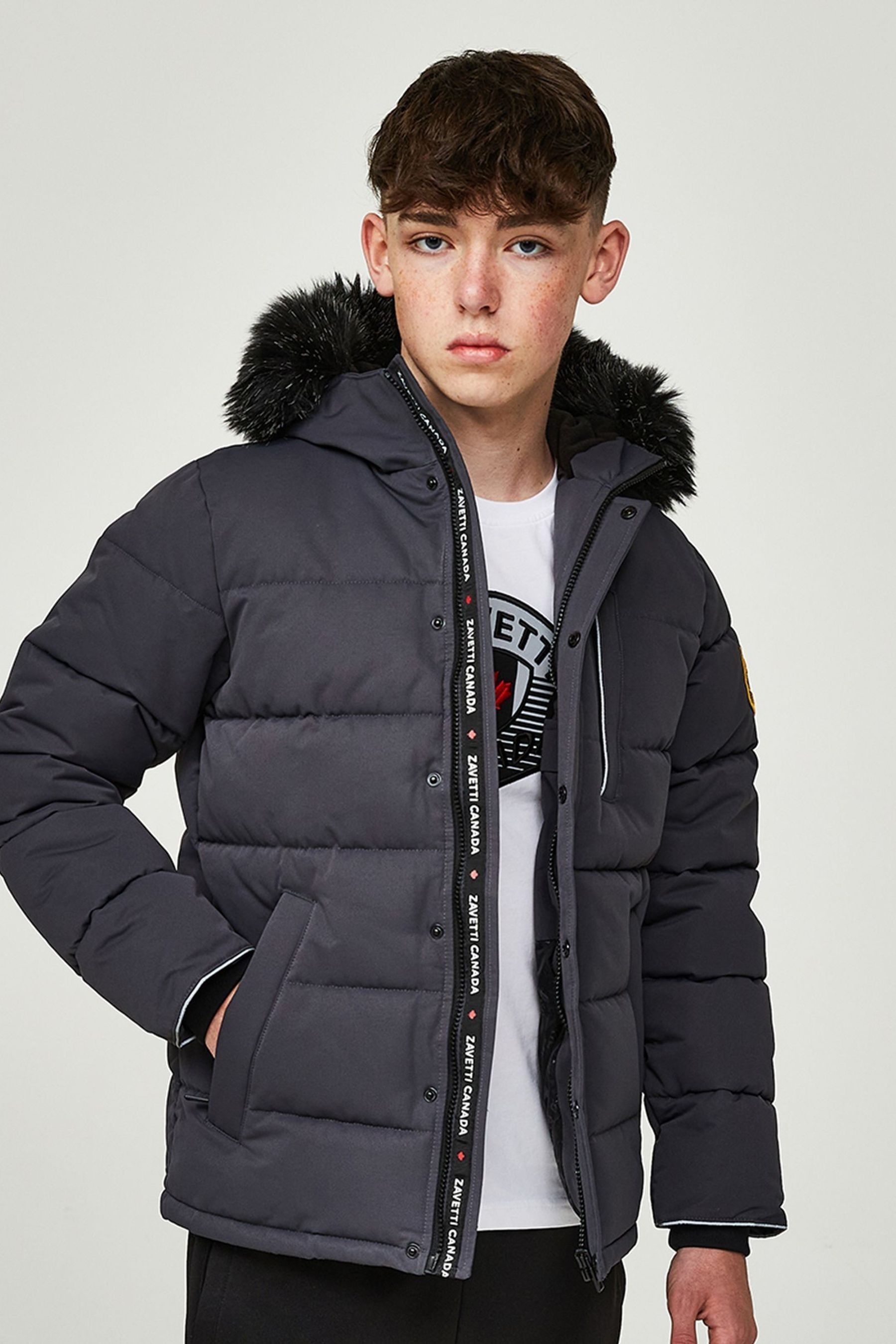 Buy Zavetti Canada Junior Oshawa 3.0 Puffer Parka Jacket from Next USA