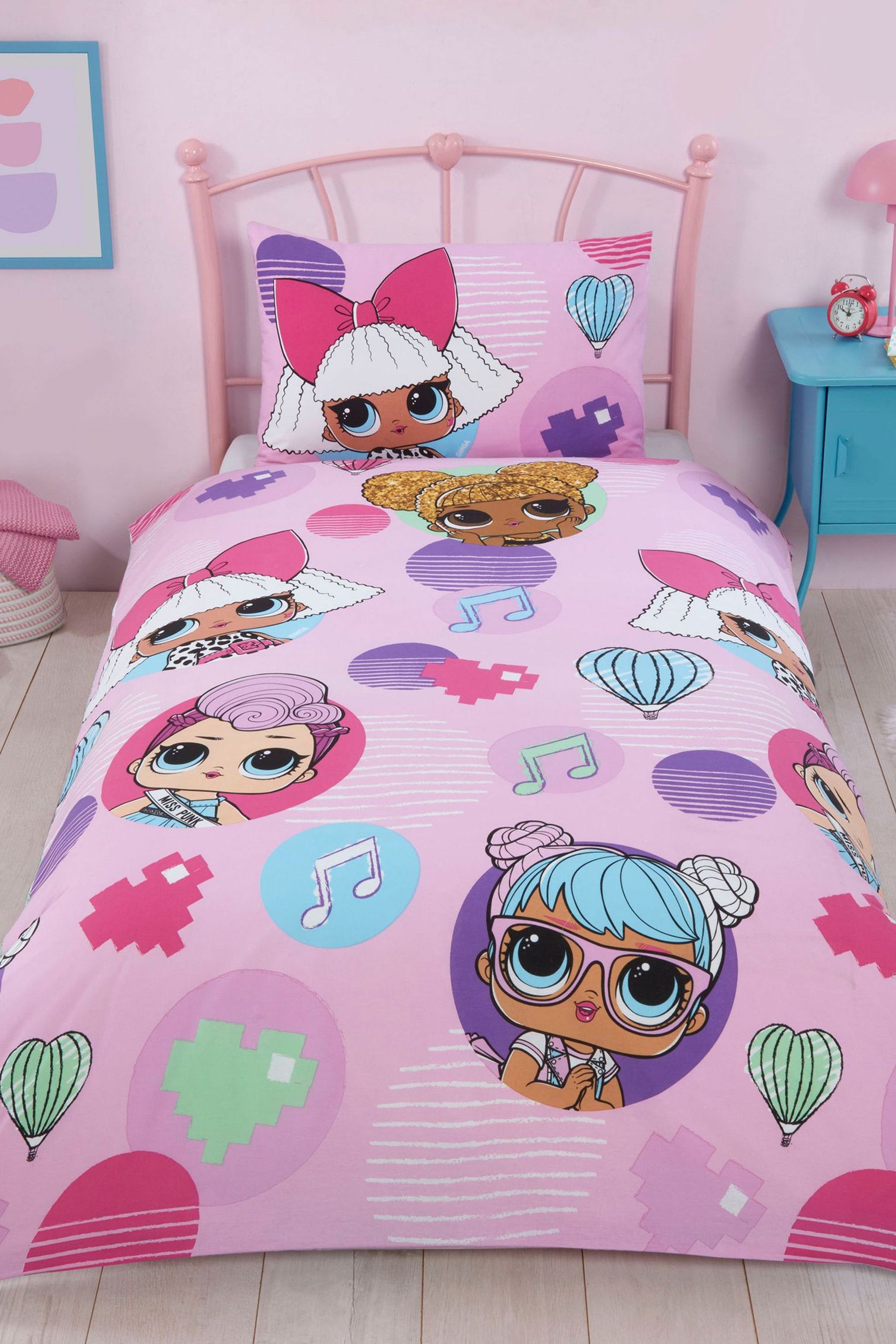 Buy L.O.L. Surprise Multi Reversible Duvet Cover and Pillowcase Set from the Next UK online shop