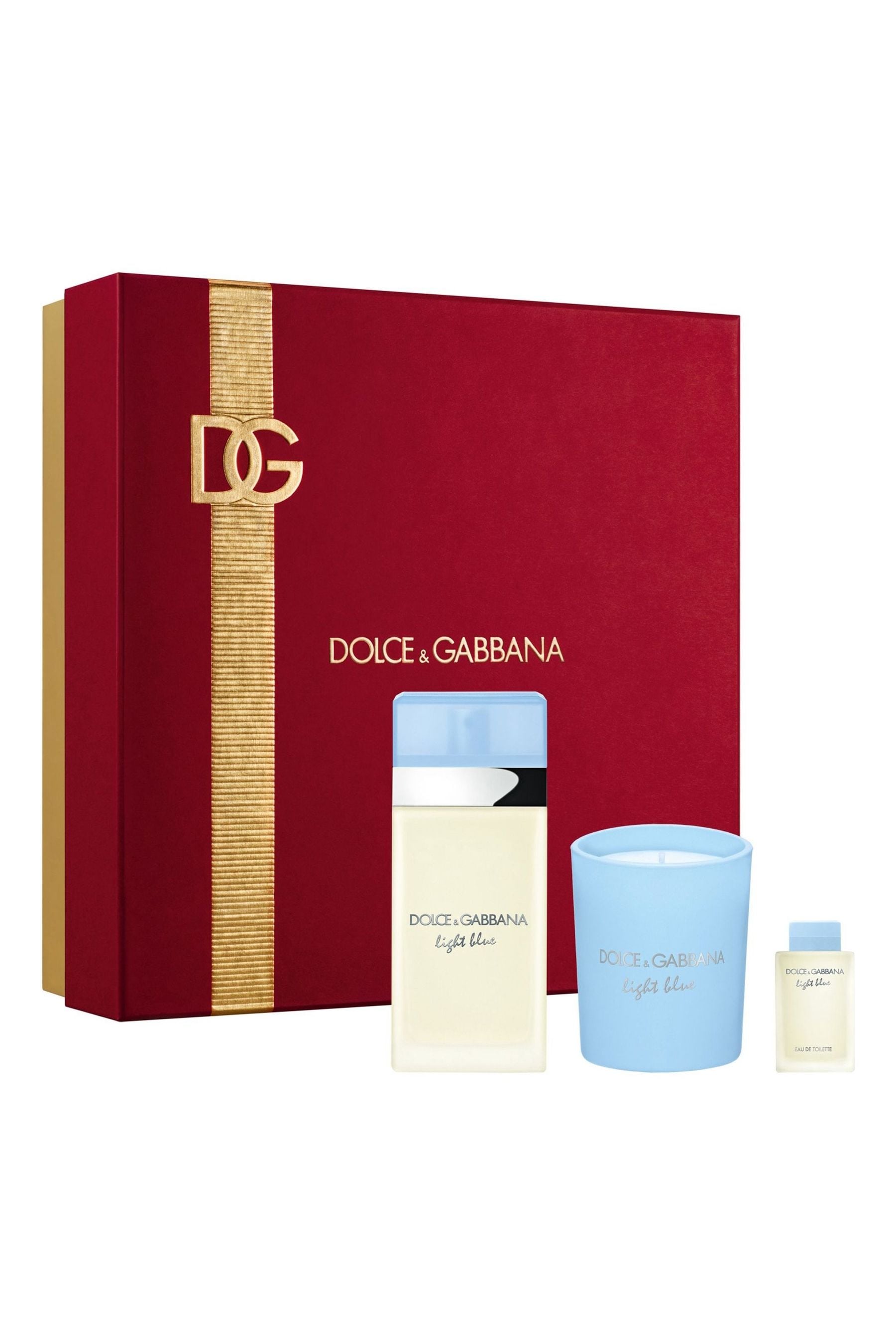 Buy Dolce Gabbana Light Blue Eau de Toilette 50ml Candle Gift Set from the Next UK online shop