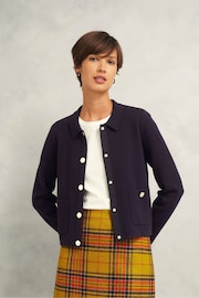 Hobbs Blue Daisy Knitted Jacket - Image 1 of 4