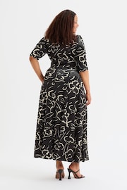 Scarlett & Jo Black Verity Pucci Velvet Maxi Gown - Image 4 of 5