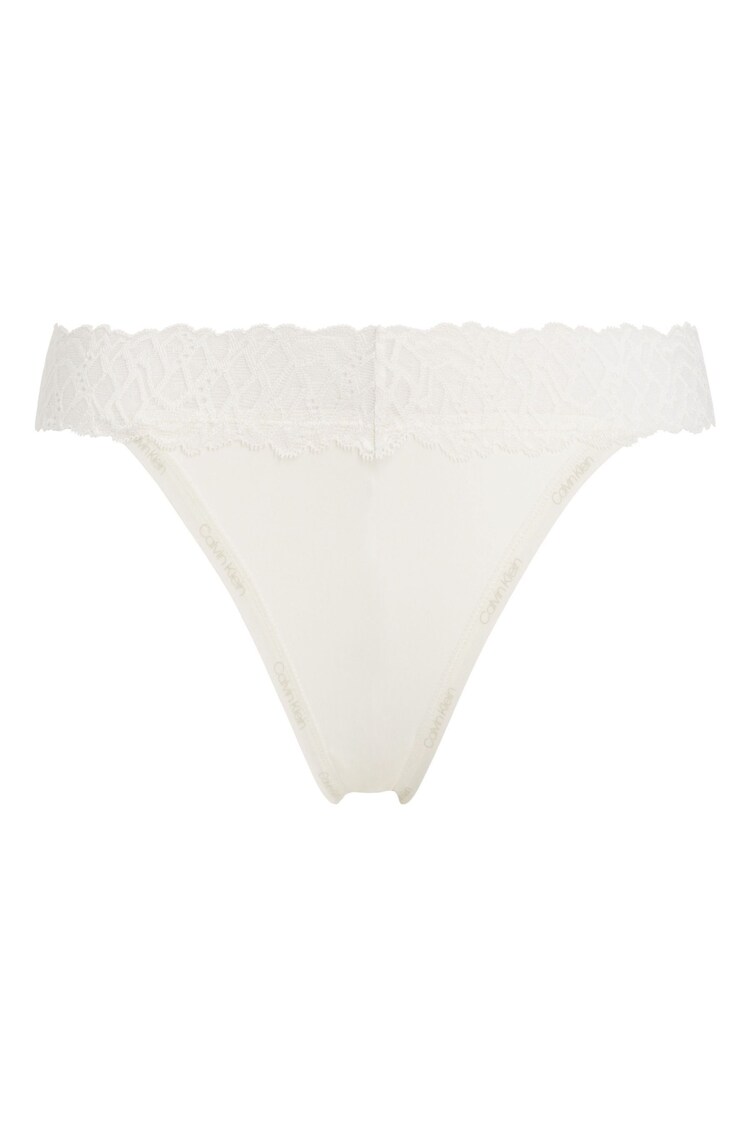 Calvin Klein White Lace Underwear Full Briefs - Image 1 of 3