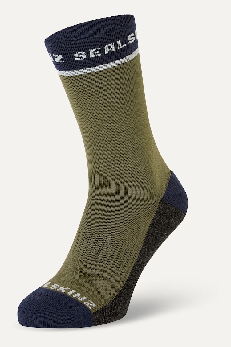 Sealskinz Green Foxley Mid Length Active Socks - Image 2 of 3