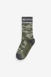 Sealskinz Green Reepham Mid Length Jacquard Active Socks - Image 1 of 1