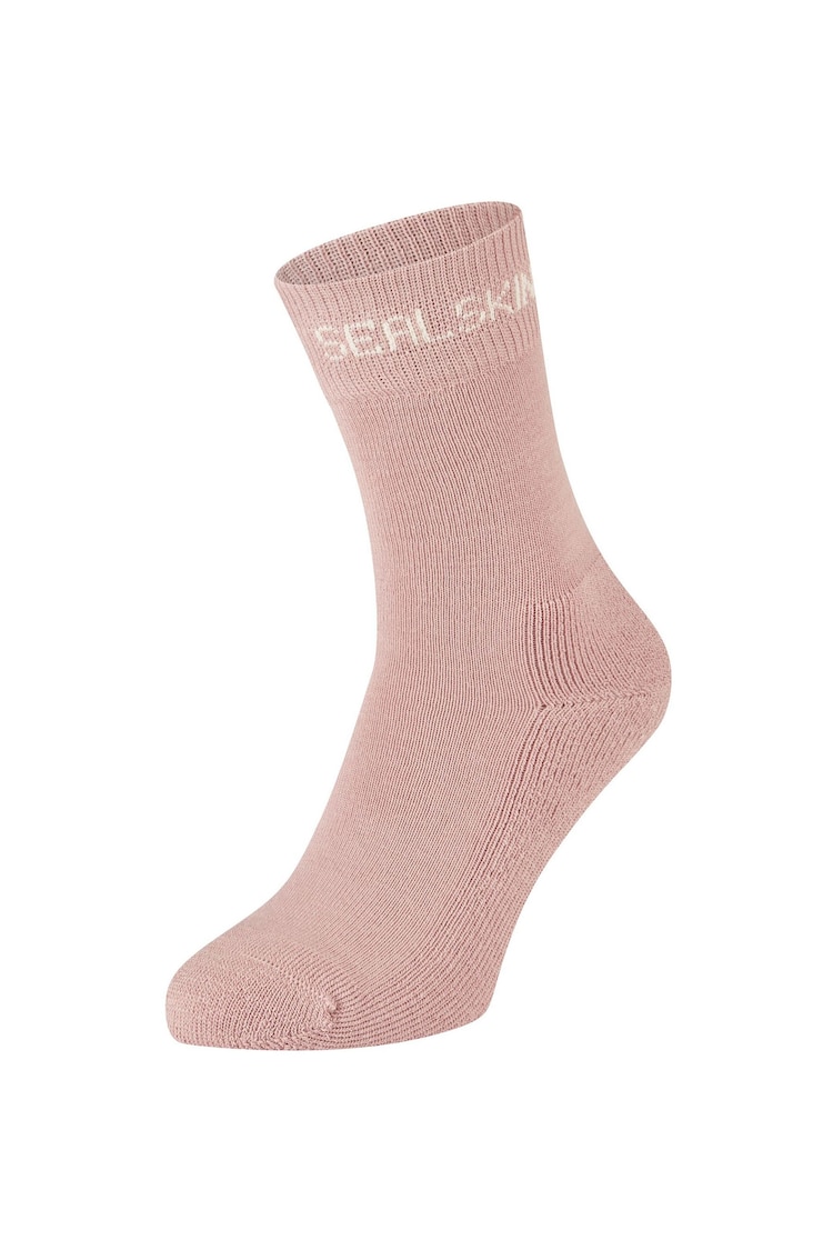 Sealskinz Pink Suffield Solo Merino Socks - Image 1 of 2