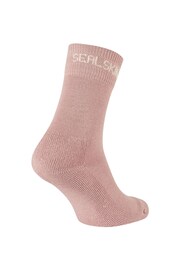 Sealskinz Pink Suffield Solo Merino Socks - Image 2 of 2