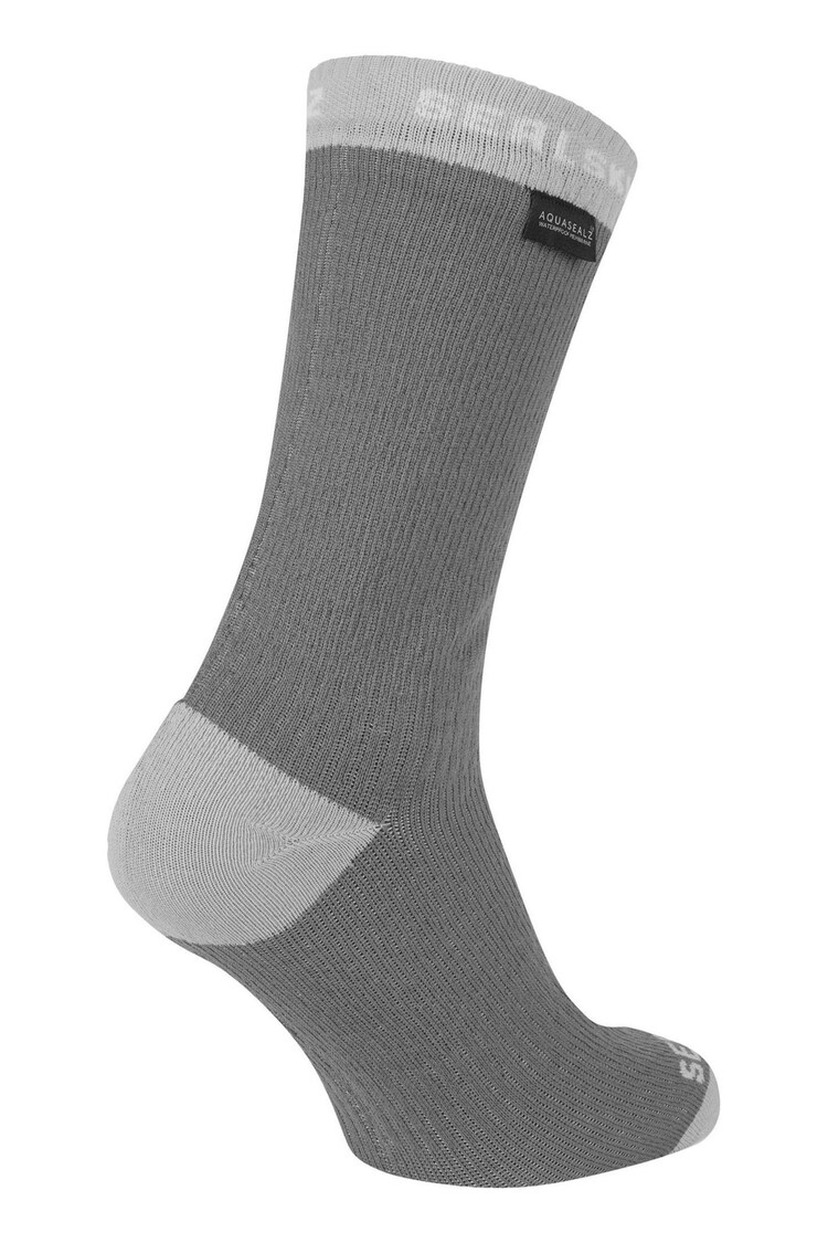 Sealskinz Grey Wiveton Waterproof Warm Weather Mid Length Socks - Image 3 of 3