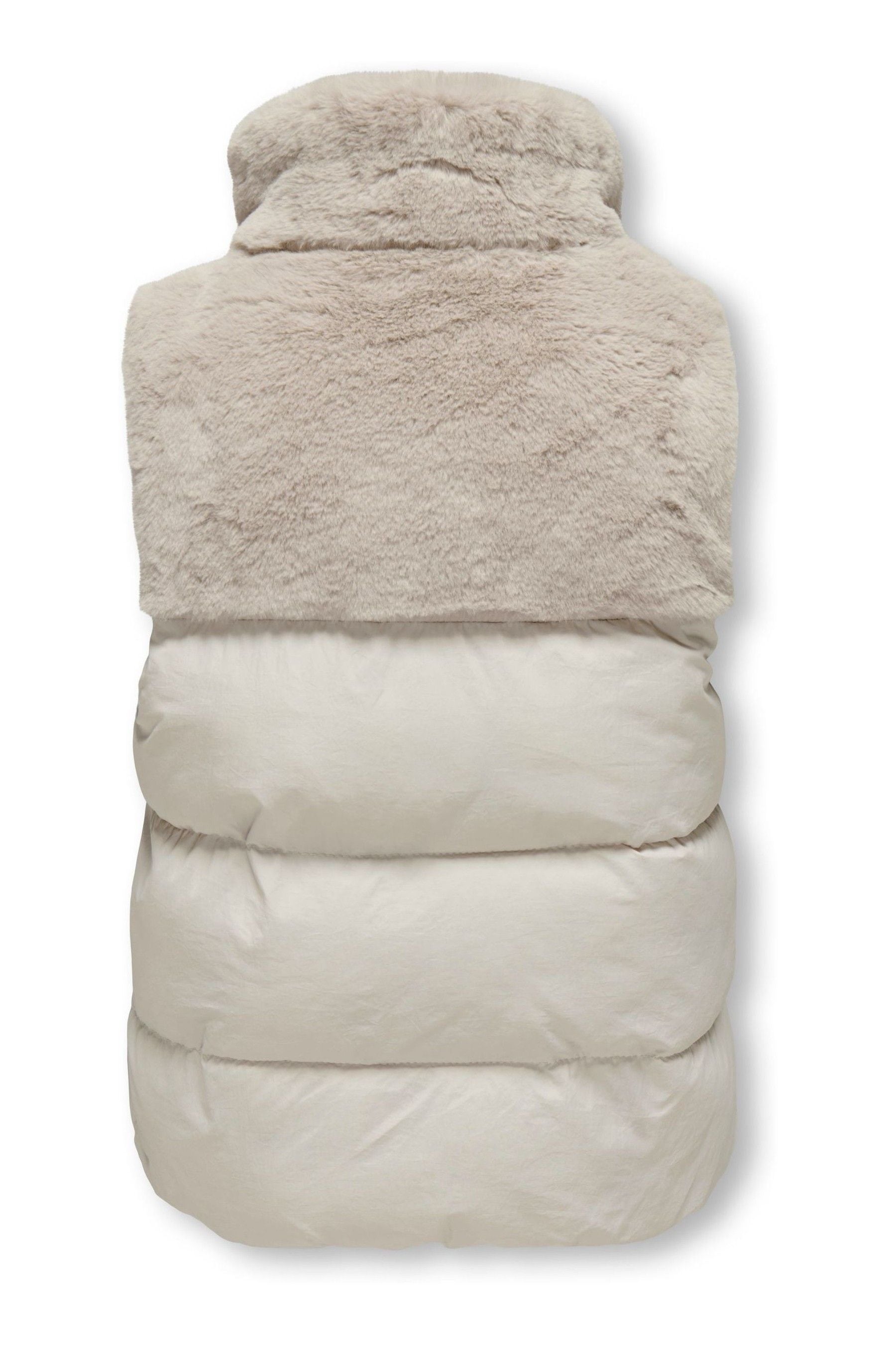 Kids fur gilet sale