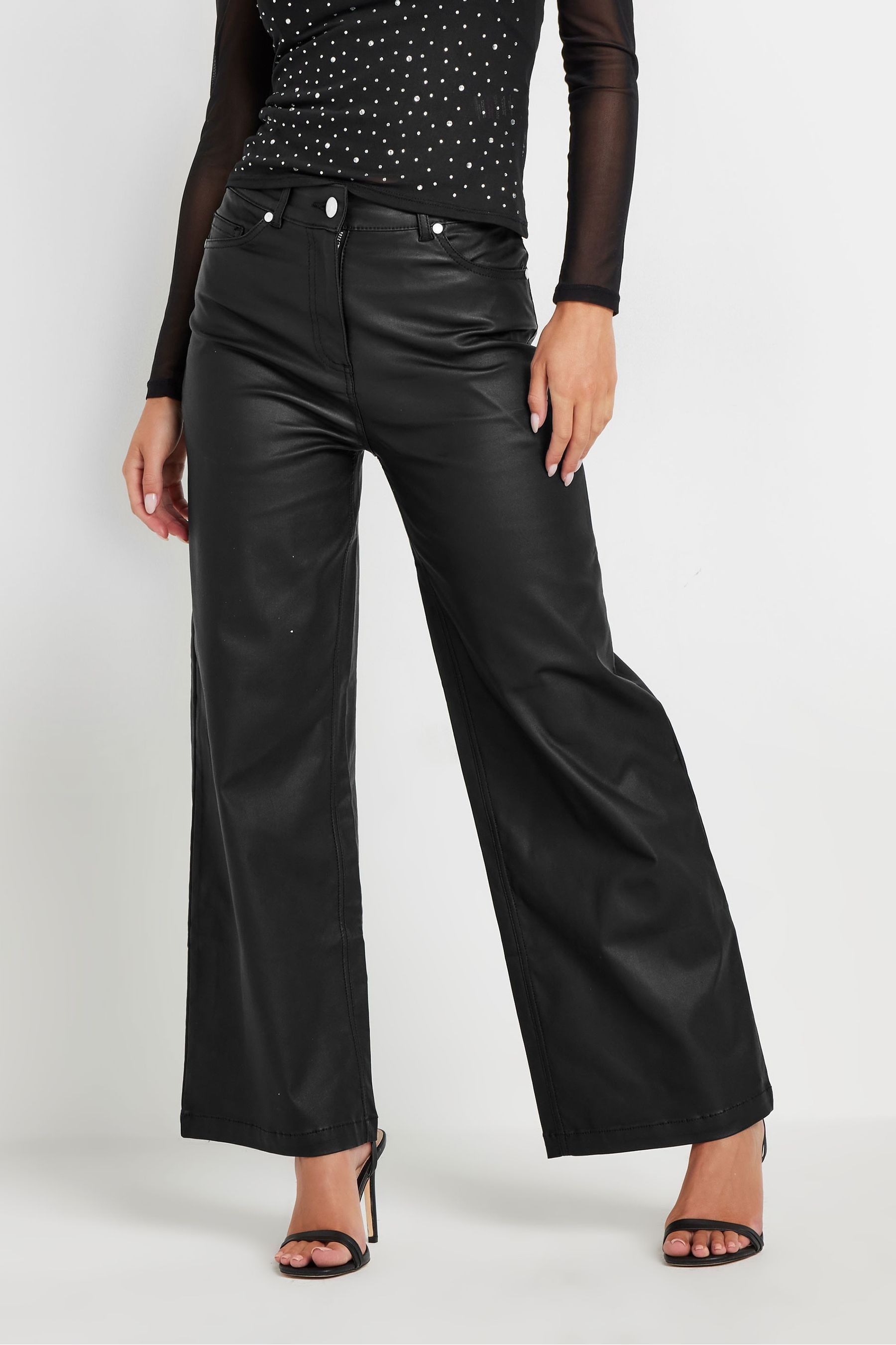 Pu coated trousers hotsell
