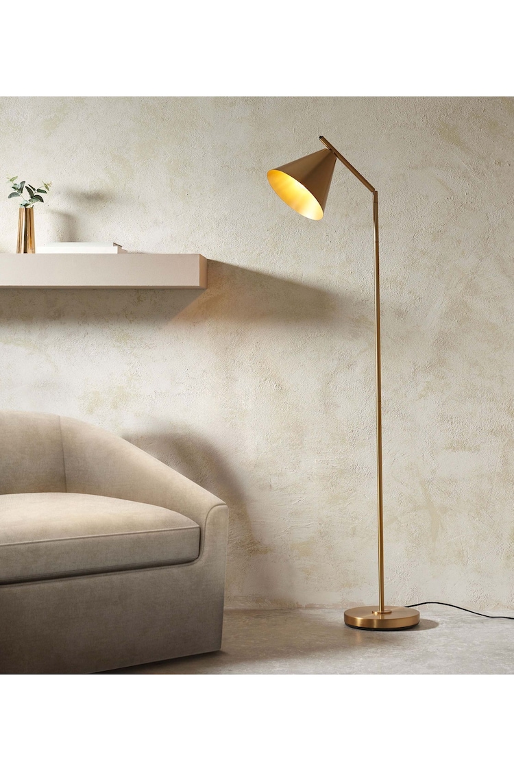 Gallery Home Brass Lance 1 Light Floor Lamp - Image 1 of 9