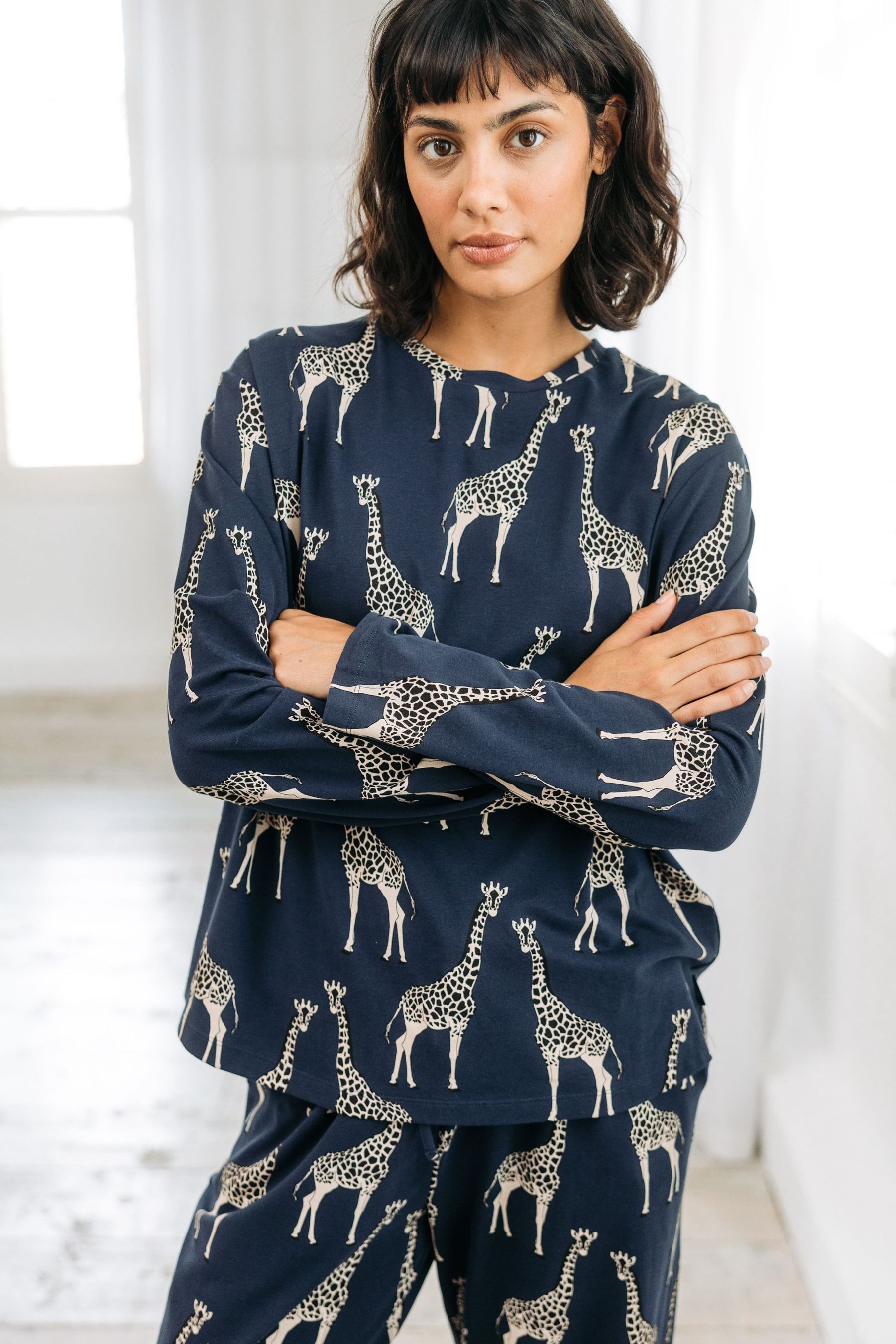 Giraffe pyjamas river island top
