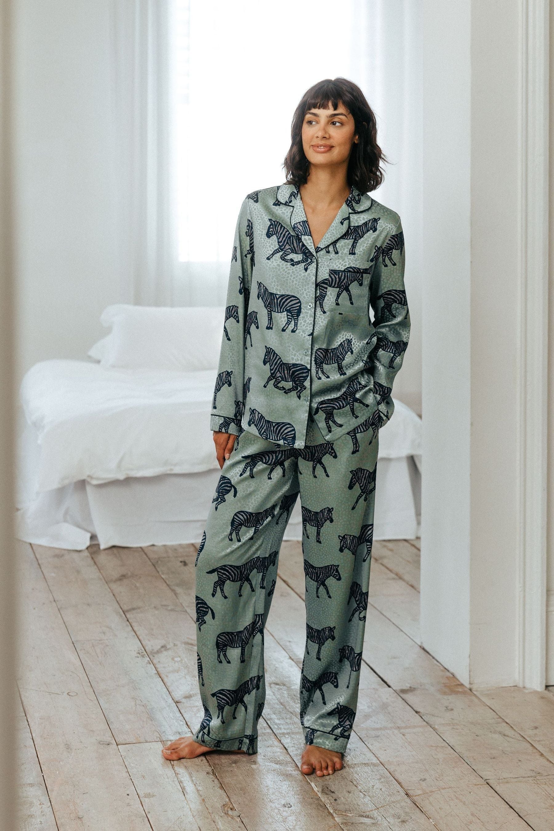 Zebra print pyjama set online