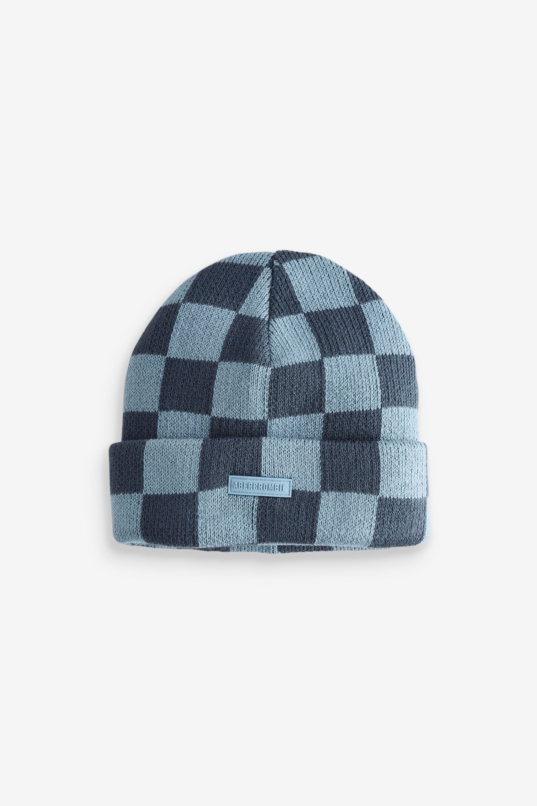 Kaufe Sie Abercrombie Fitch Blue Checkerboard Beanie Hat bei Next Deutschland