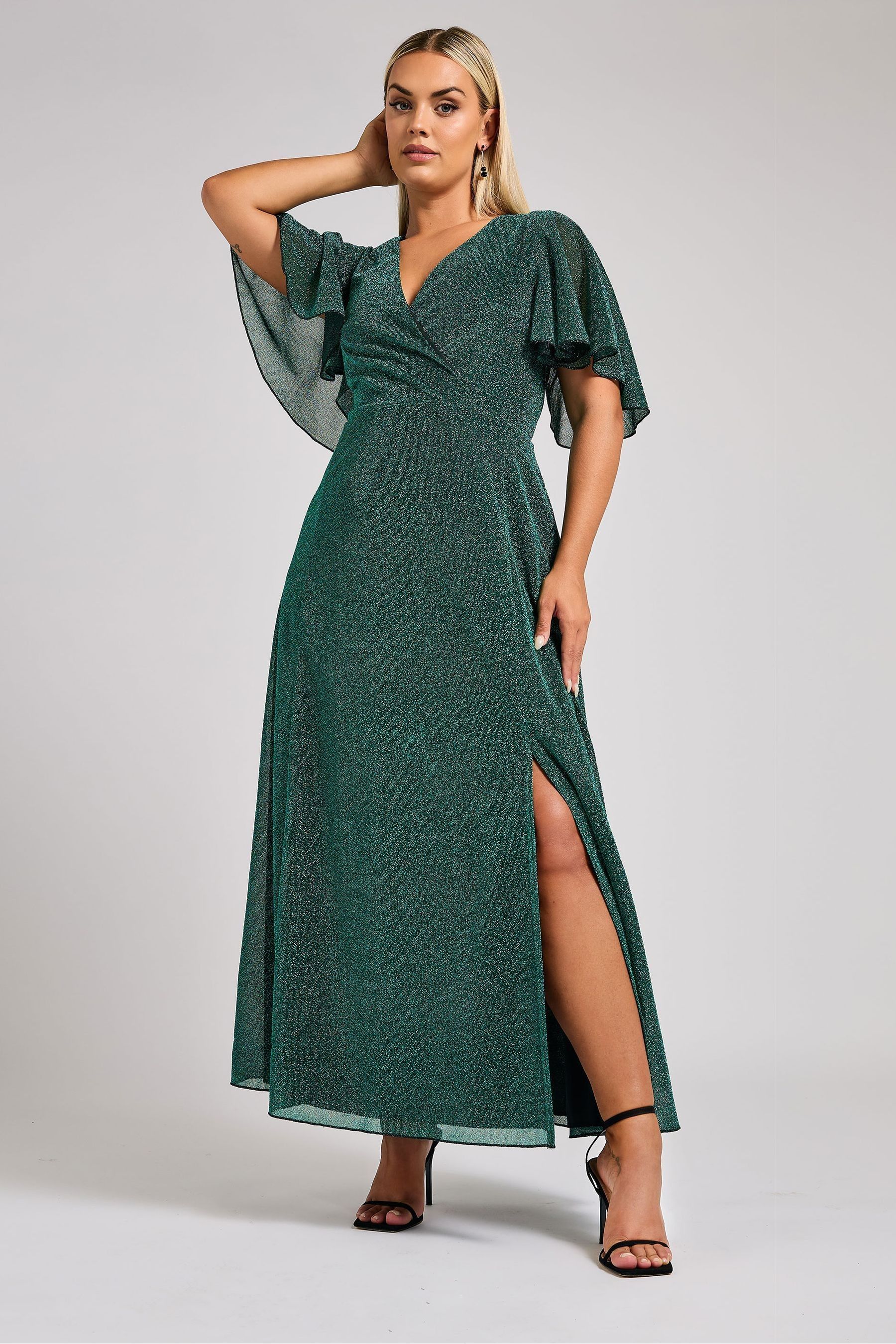 Wrap maxi dress outlet