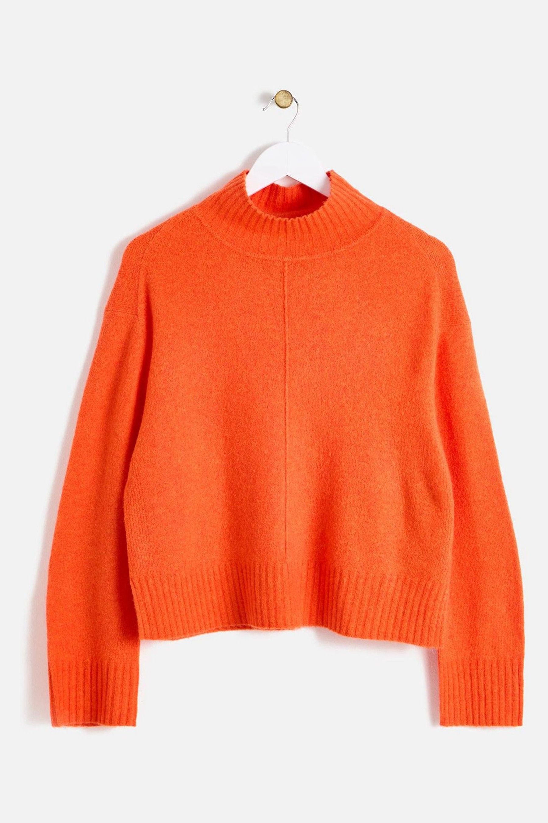 Buy Oliver Bonas Orange Funnel Neck Knitted Jumper from Next Saudi Arabia