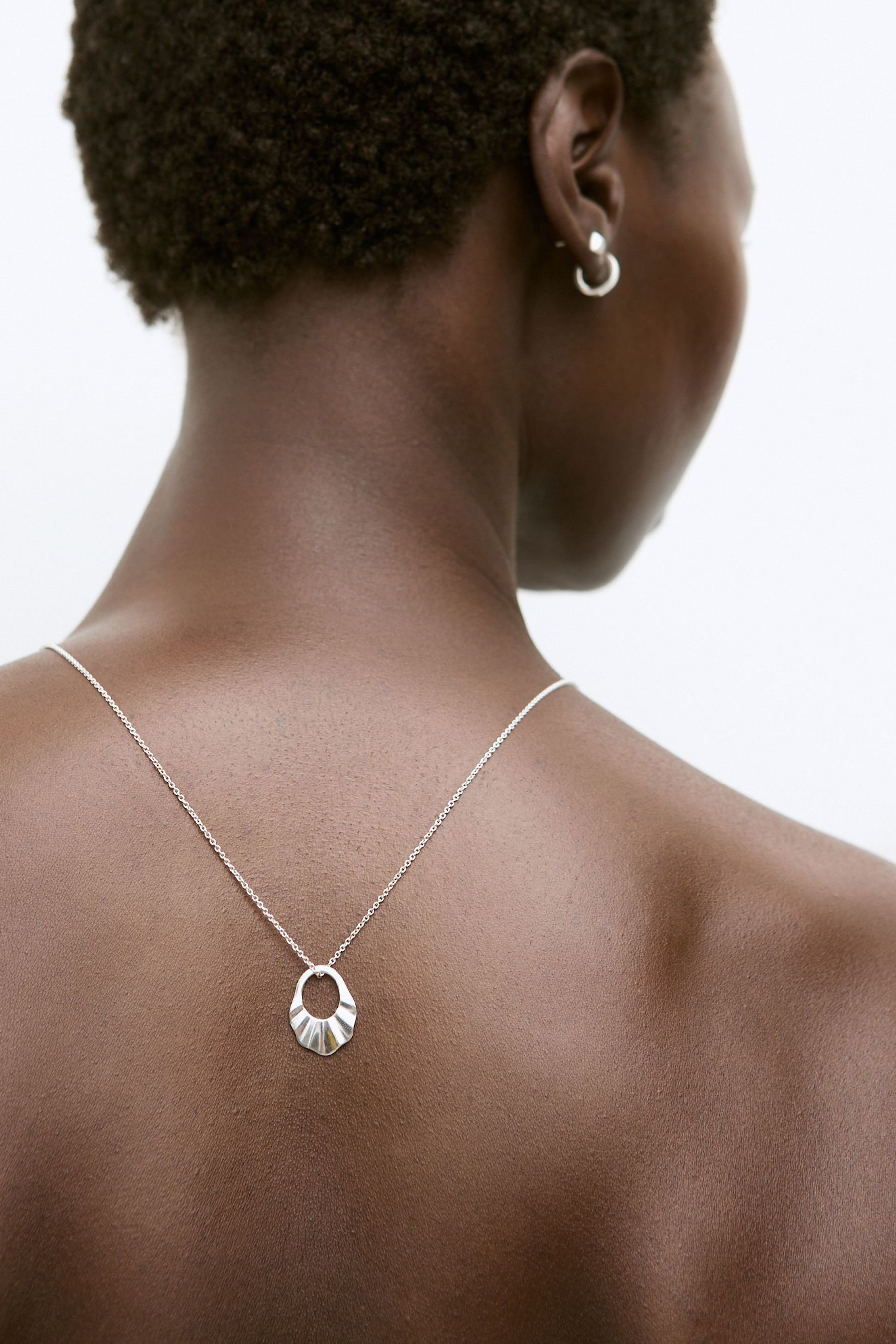 Oliver bonas silver necklace on sale