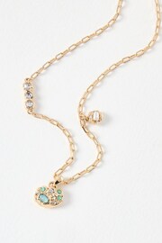 Oliver Bonas Gold Naja Gold Nugget Pendant Necklace - Image 2 of 3