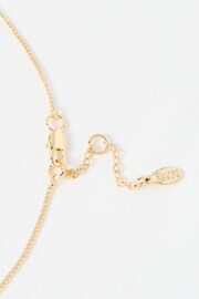 Oliver Bonas Gold Tone Zabel Shiny Pebble Chain Necklace - Image 3 of 4