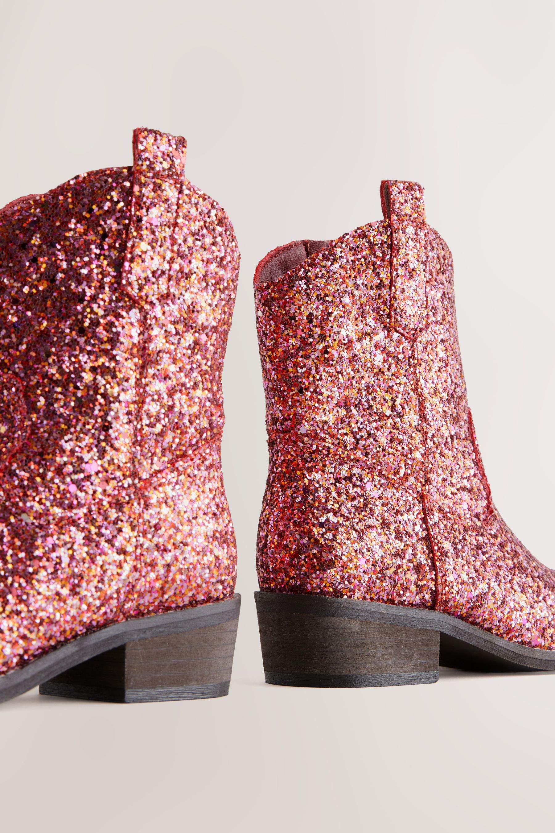 Glitter western boots discount
