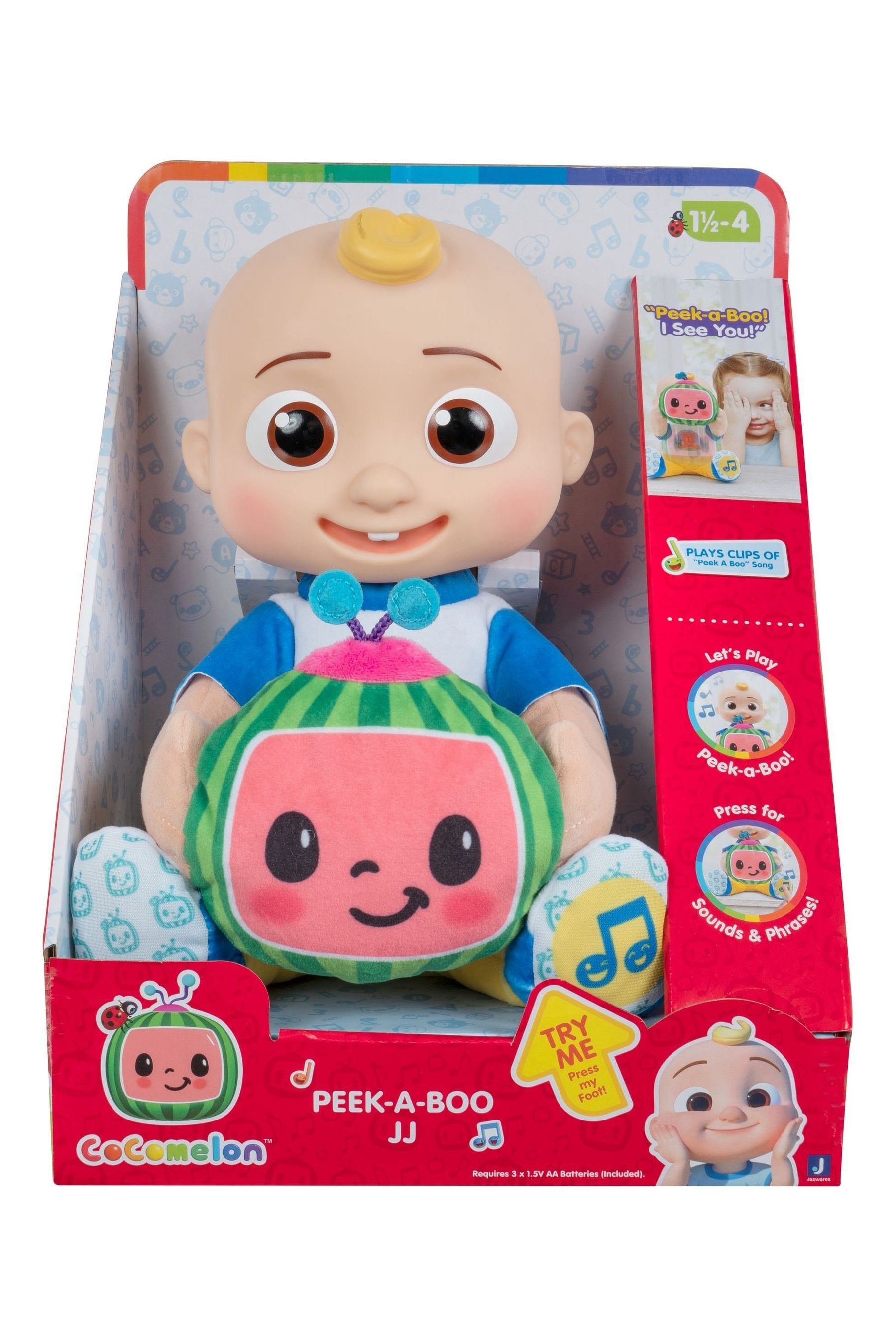 Buy Cocomelon Peek a Boo Feature Plush Toy from the Next UK online shop