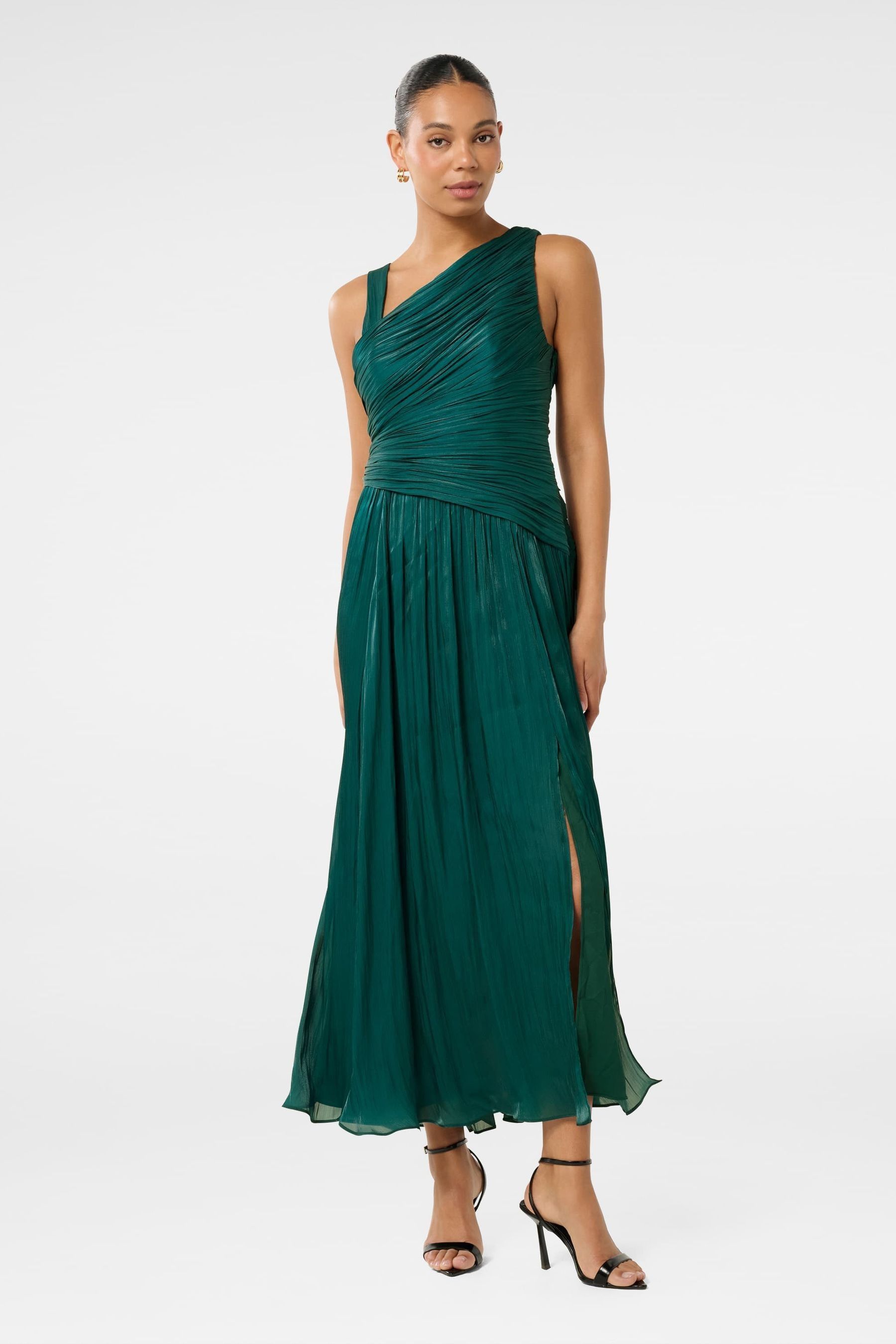Asymmetrical maxi dress clearance