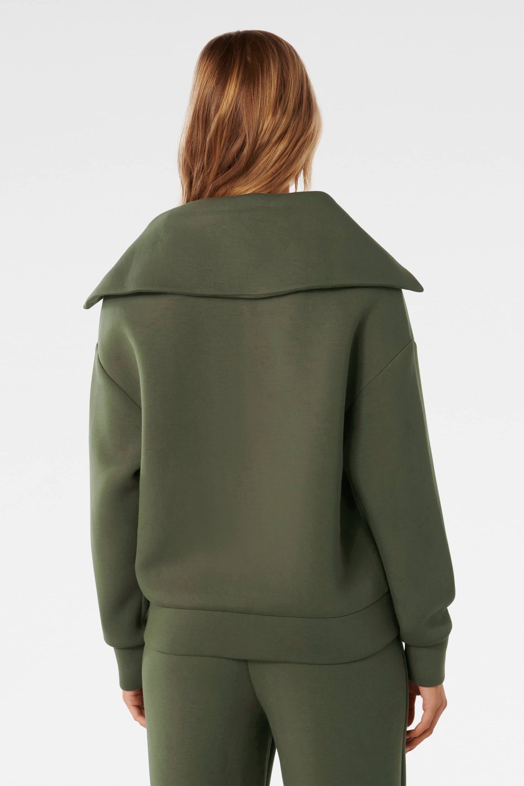 Buy Forever New Green Tiana Loungewear Zip Front Sweatshirt from the Next UK online shop