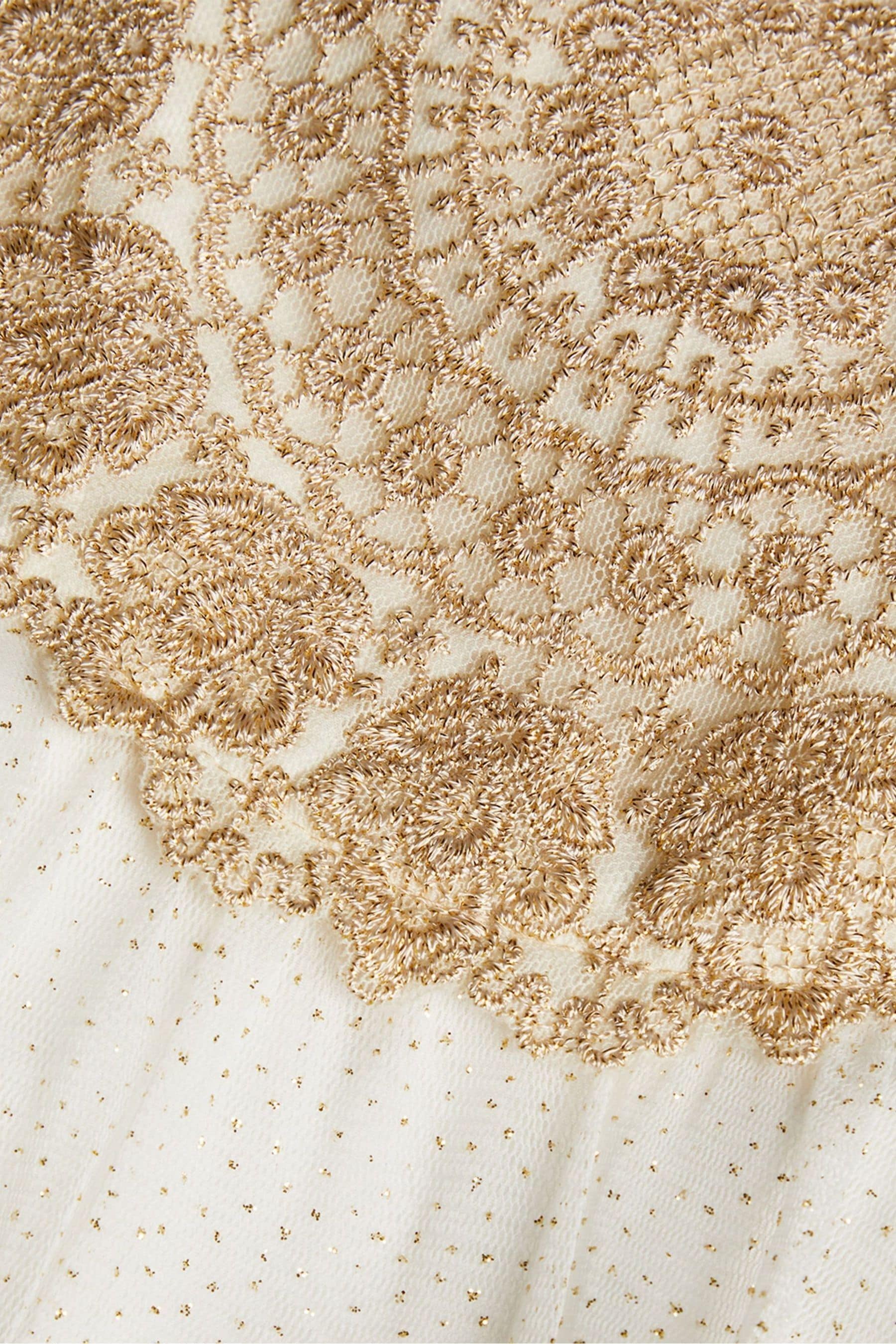 Monsoon estella dress gold clearance