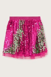 Monsoon Pink Sequin Tulle Skirt - Image 2 of 3