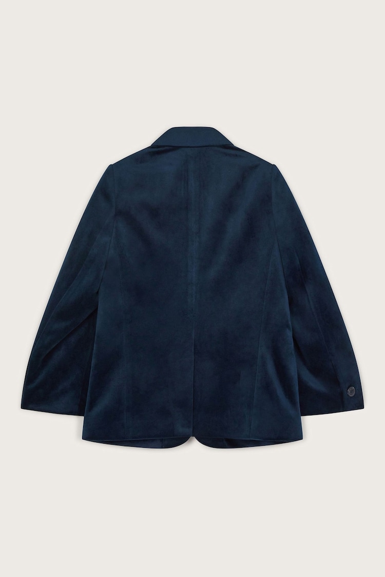 Monsoon Blue Velvet Suit Blazer - Image 2 of 3