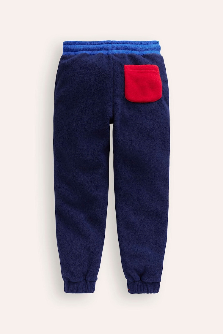 Boden Blue Cosy Fleece Joggers - Image 2 of 3