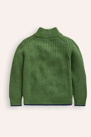 Boden Green Heritage Half-Zip Jumper - Image 2 of 3