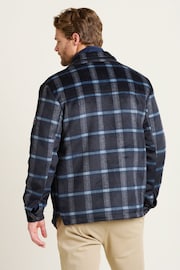 Brakeburn Blue Check Faux Wool Jacket - Image 2 of 4