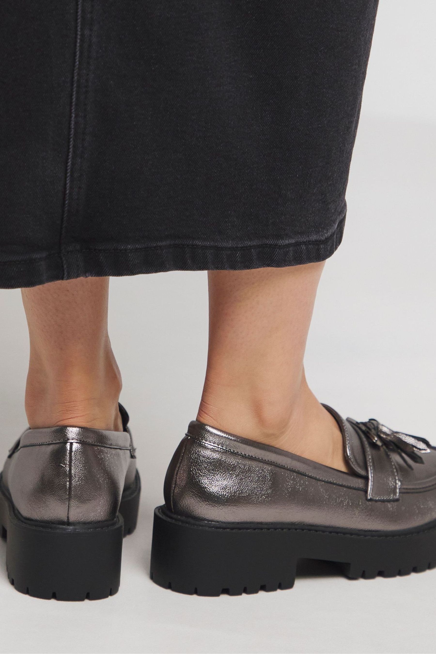 Silver loafers next shop