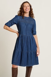 Brakeburn Blue Sherborne 100% Cotton Dress - Image 1 of 4